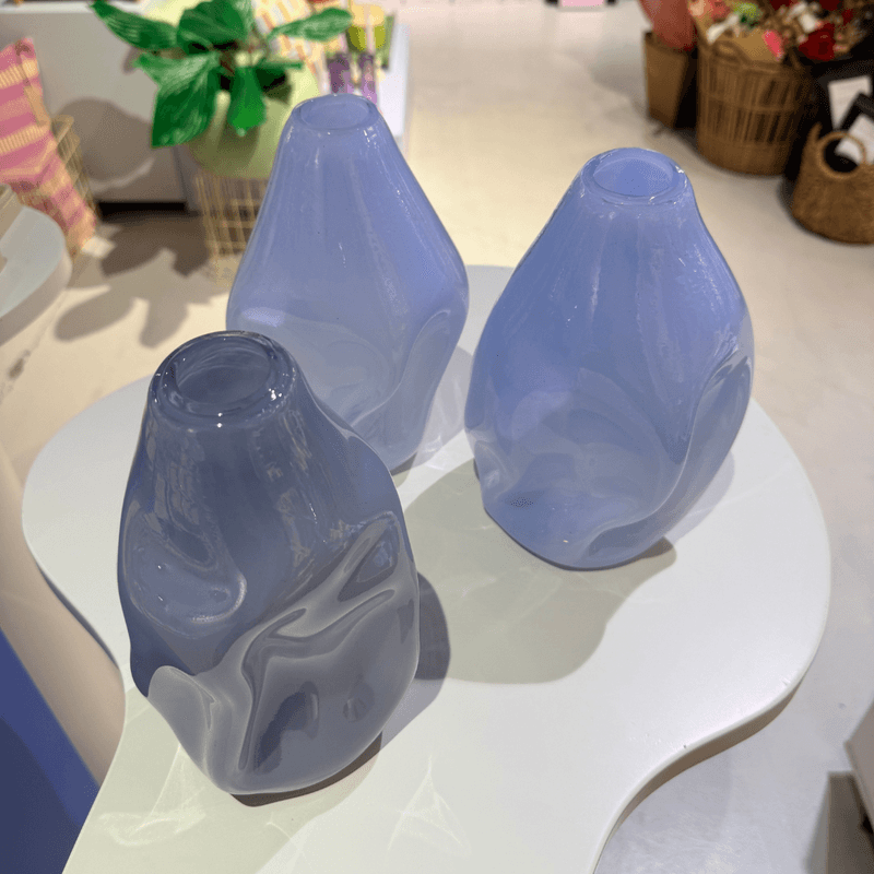 Valk Vase Stor - lys blå II
