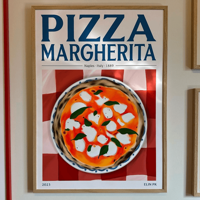 Hovedbilde Elin PK Pizza Margherita Mat Poster