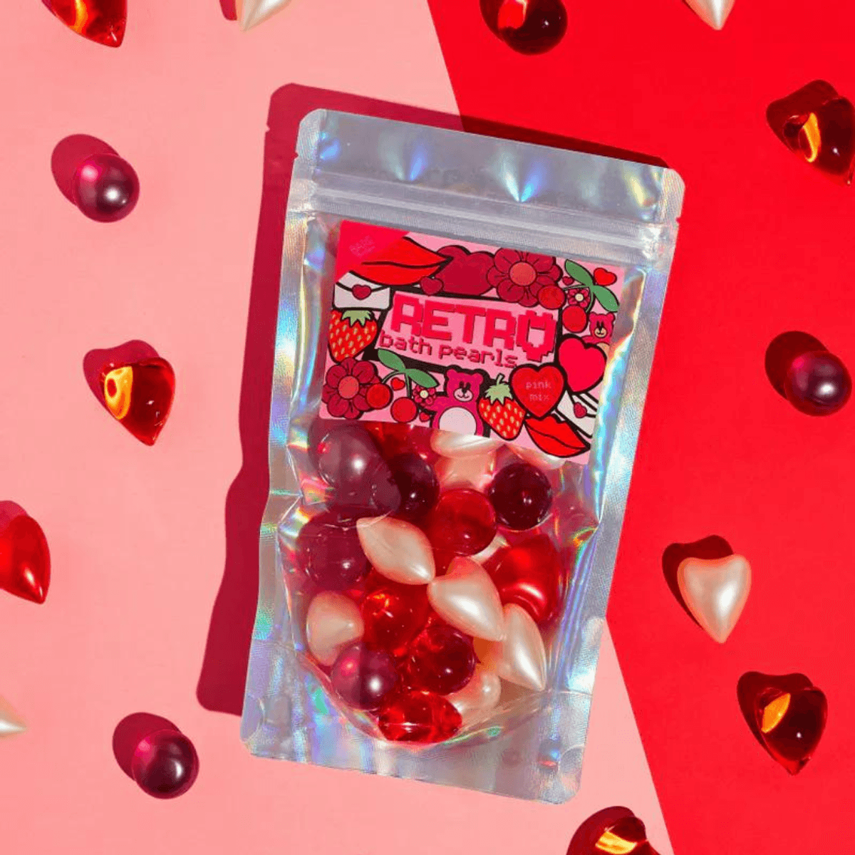 Retro 90`s Valentines badeperler