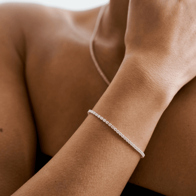Hovedbilde Thin Tennis Bracelet Silver