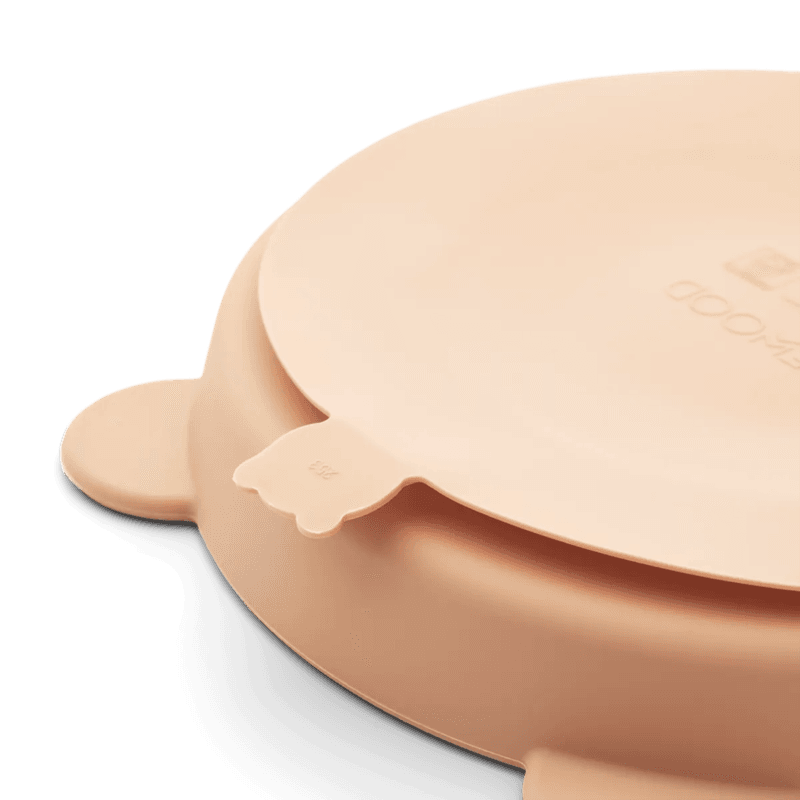 Stacy Divider Suction Plate 2-pk - Mustard/tuscany rose 