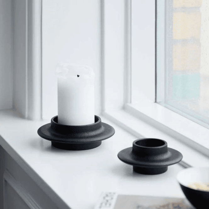 Hovedbilde Heima Block lysestake - svart 