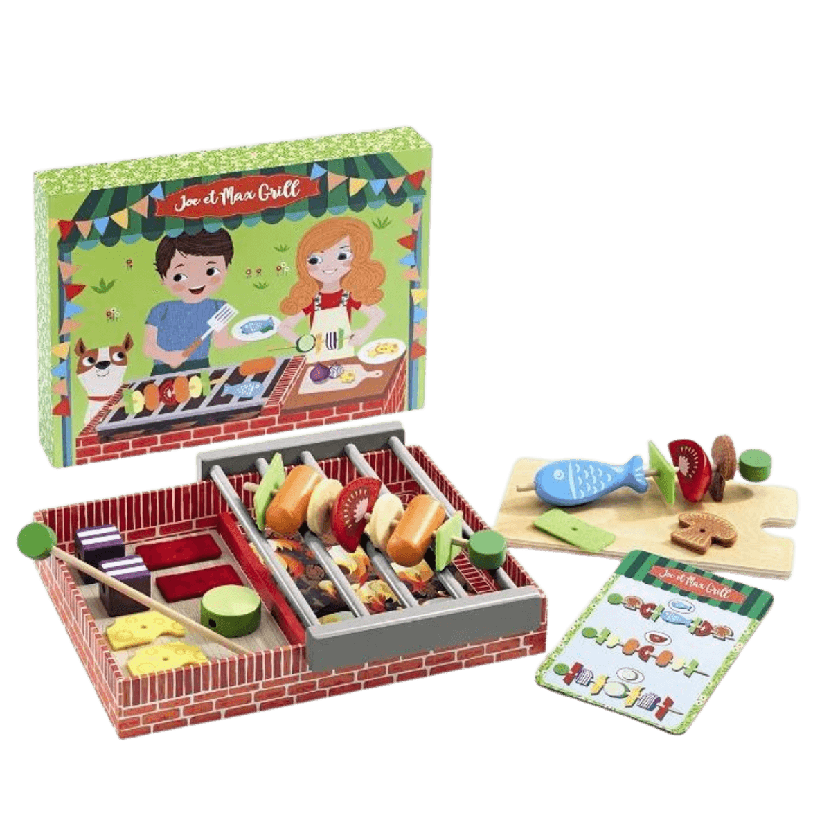 Lekemat i tre -  Joe og Max grilling