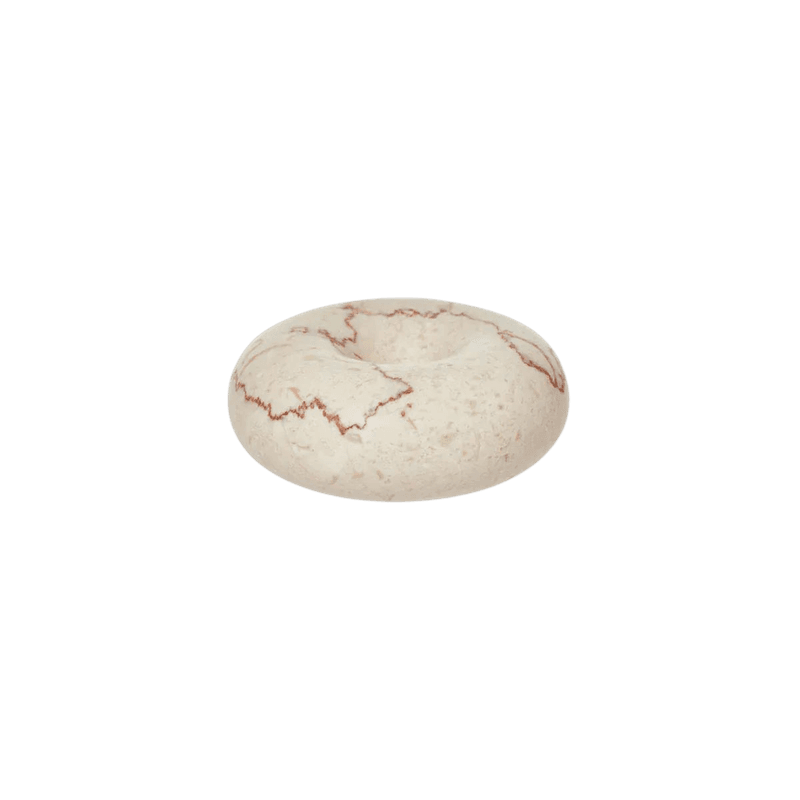 Savi Marmor lysestake - offwhite