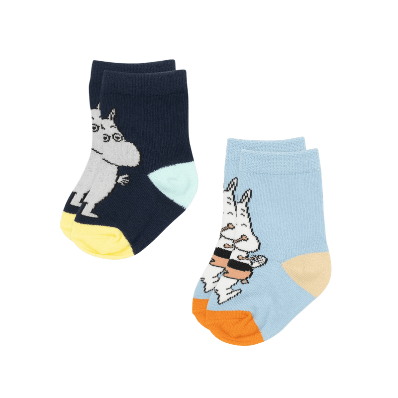 Moomin baby 2 par sokker - Mummitrollet