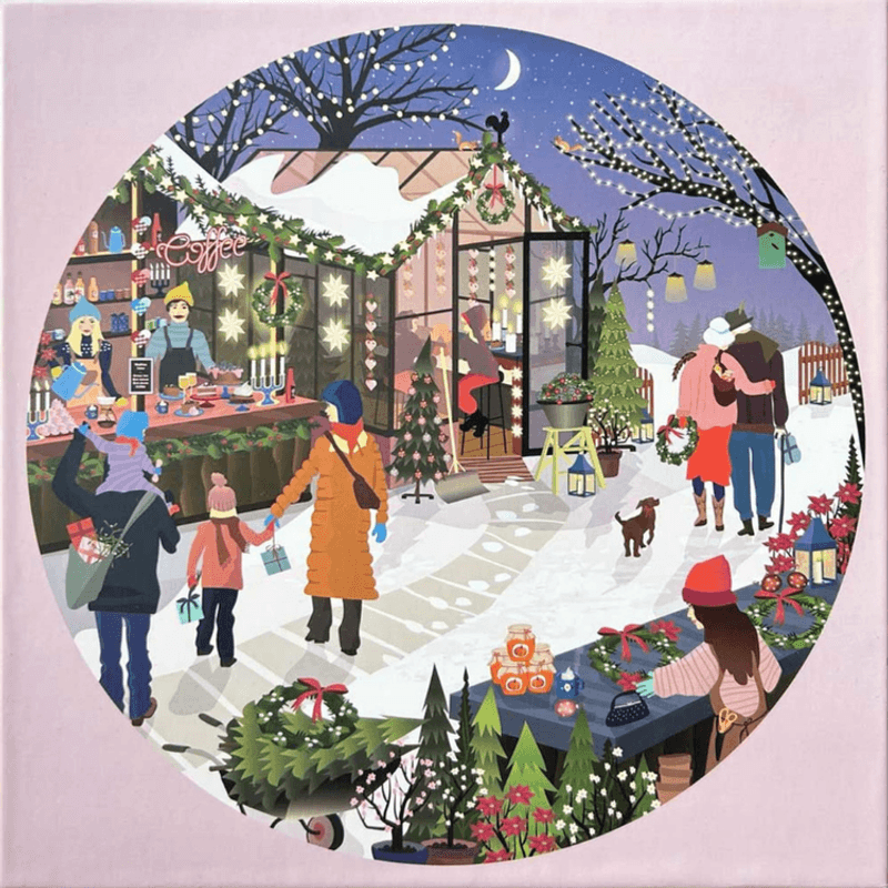CHRISTMAS MARKET Puslespill – 1000 brikker