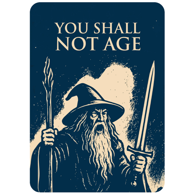 Hovedbilde Kort «You shall not age» 