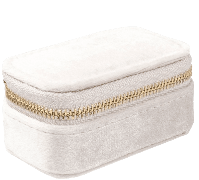 Hovedbilde Smykkeskrin Micro - Velvet Off White