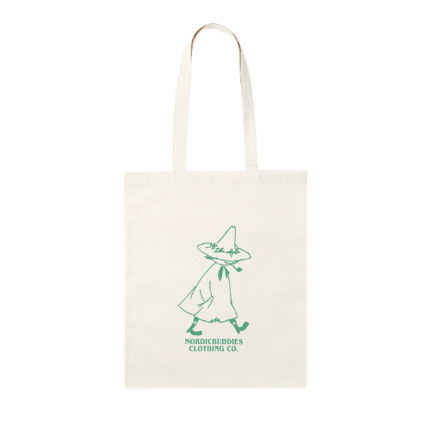 Hovedbilde Moomin Tote bag snusmumrikken - Grønn/ hvit