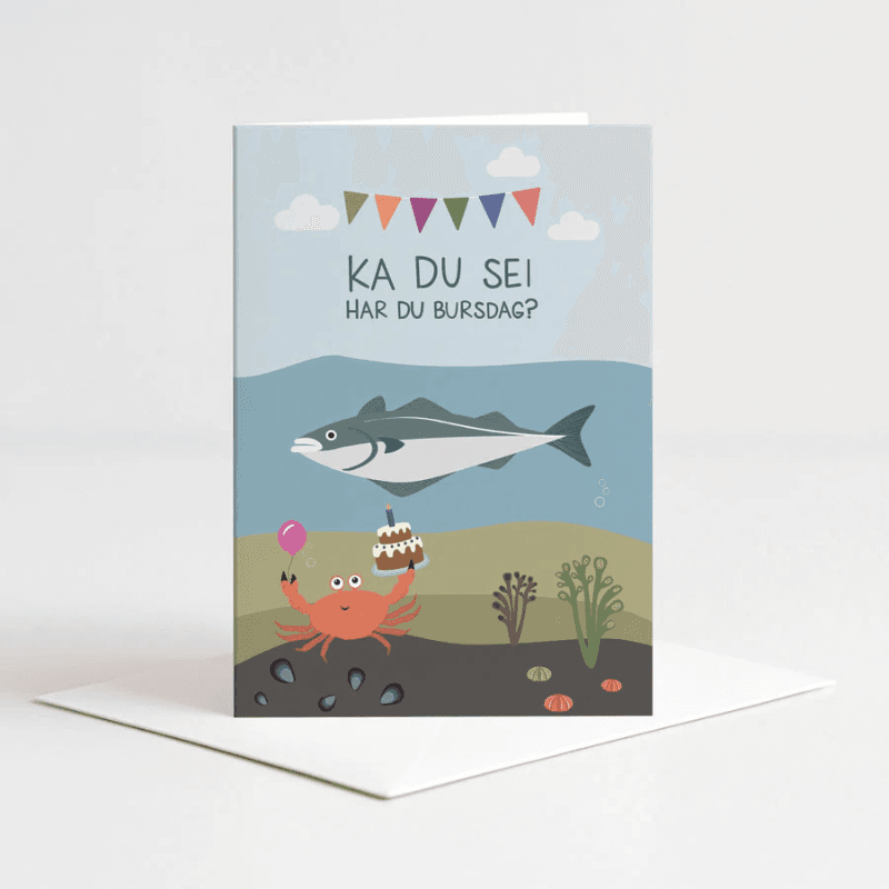 Kort - Ka du sei har du bursdag?