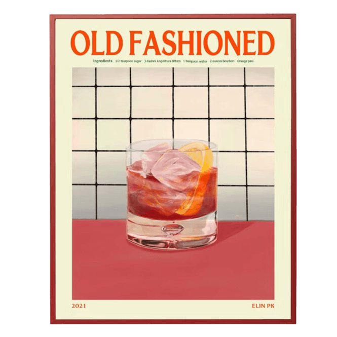 Hovedbilde Elin PK Old Fashioned drink poster