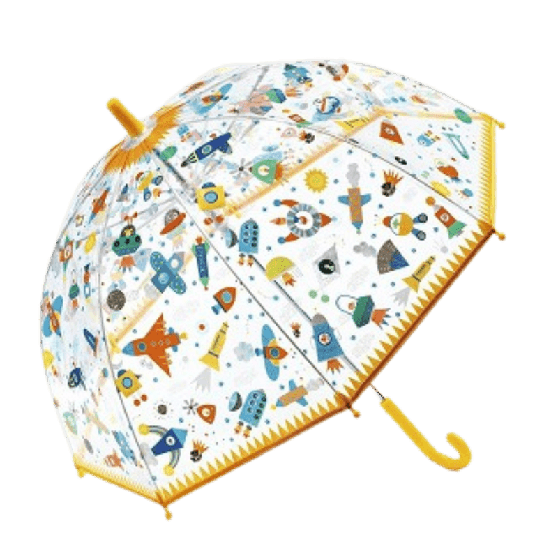 Barneparaply med romskip - Djeco