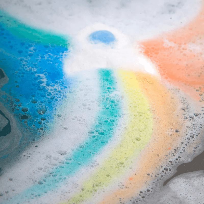 Rainbow rakett Badebombe