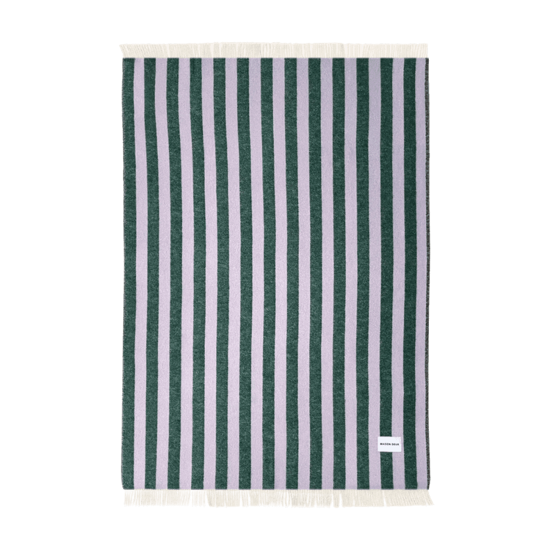 Candy Wrap ullpledd - Lilla / Grønn 