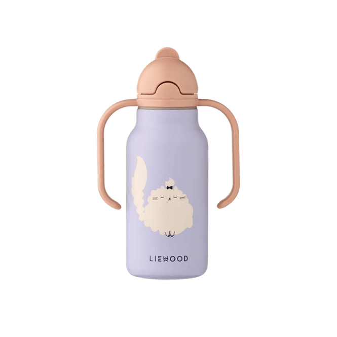 Hovedbilde Kimmie vannflaske 250 ml - Cat / Warm lilac