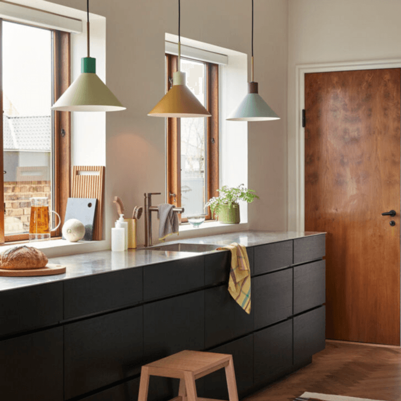 Crayon pendellampe grønn