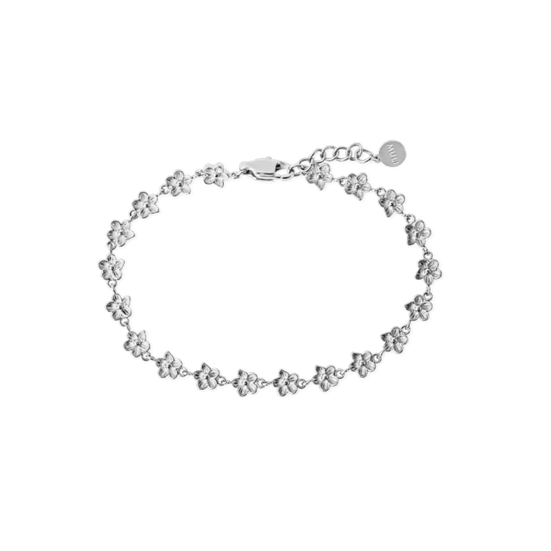 Flower Bracelet Silver