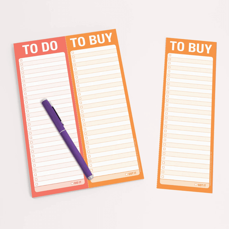 To Do / To Buy - notatblokk Knock knock