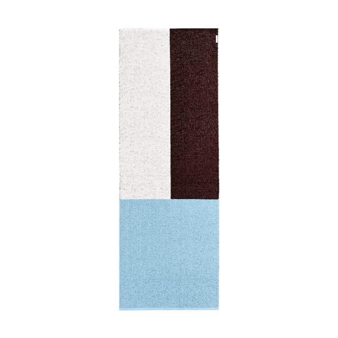 Hovedbilde Color Block Rug Burgundy Blue - 70 x 200 