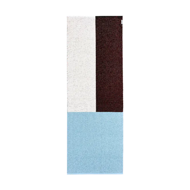 Hovedbilde Color Block Rug Burgundy Blue - 70 x 200 