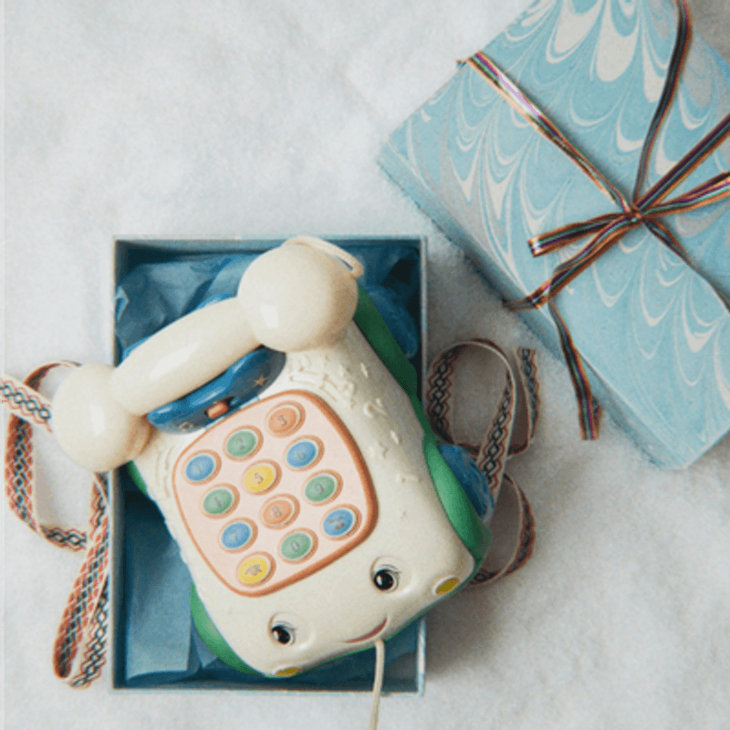 Leketelefon med lys, lyd og melodier