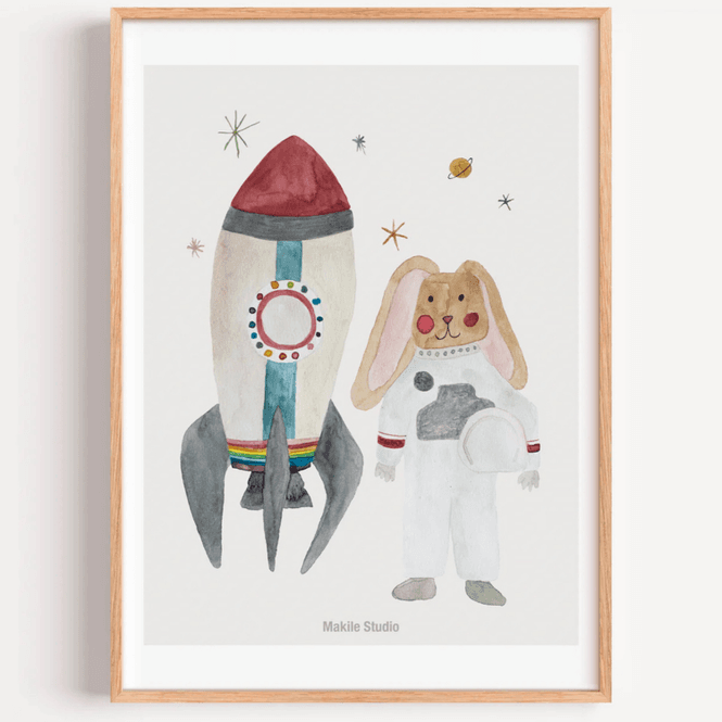 Hovedbilde Poster - Noa og Regnbueraketten , Makile Studio