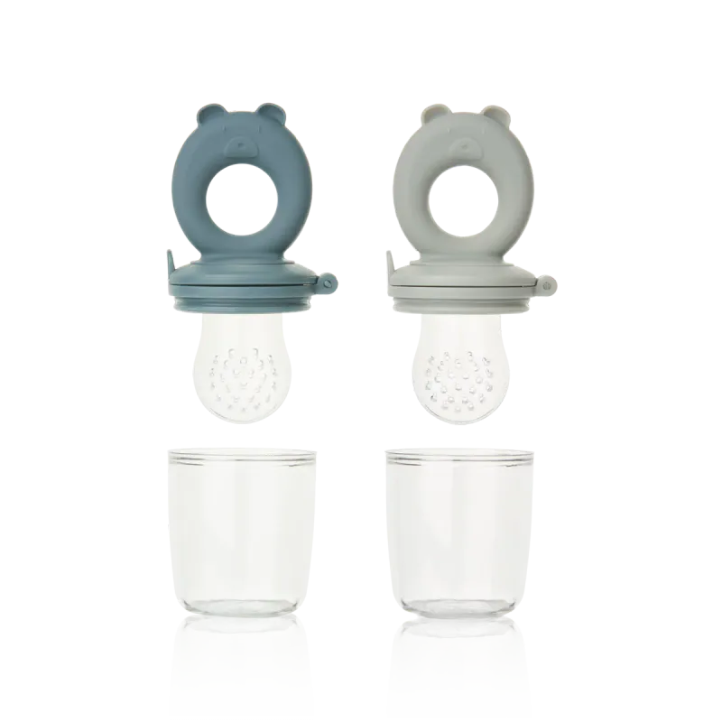 Miranda Matsmokk 2pk - Whale blue / Dove blue 