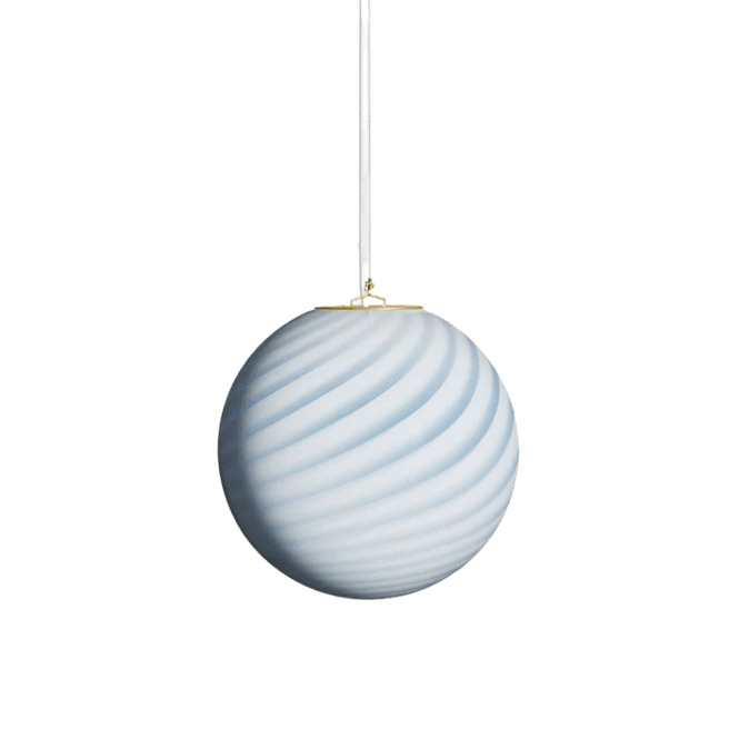 Hovedbilde Murano Candy pendel soft blue swirl  * ...