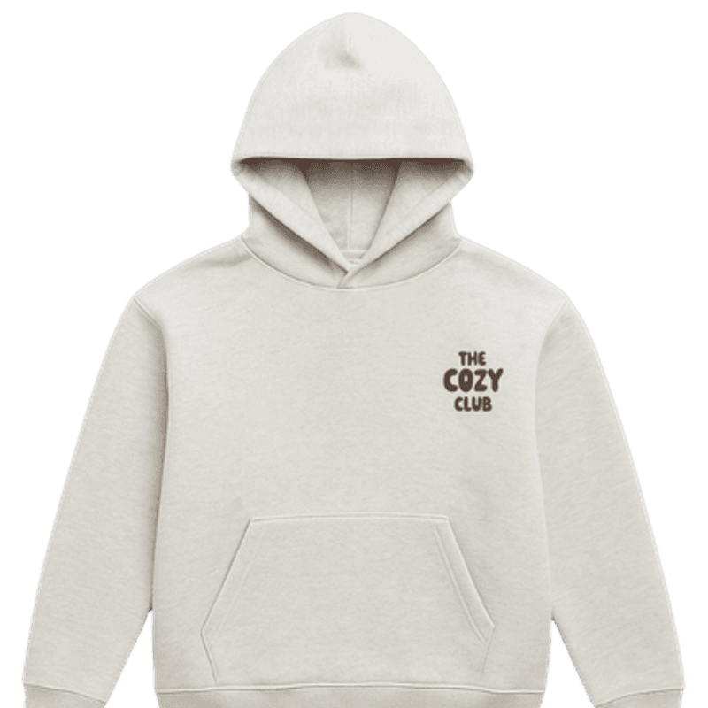 Adult Hoodie Gray Cozy Club